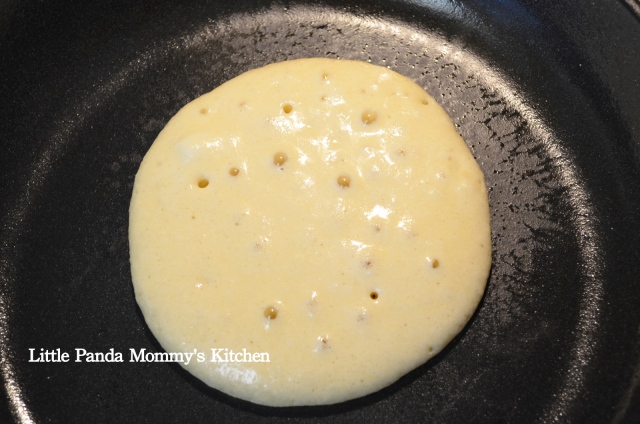 Fluffed egg white pancake
